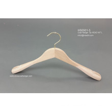 Eco Friendly Wooden Big Shoulder Natural Suit Jacket Hanger